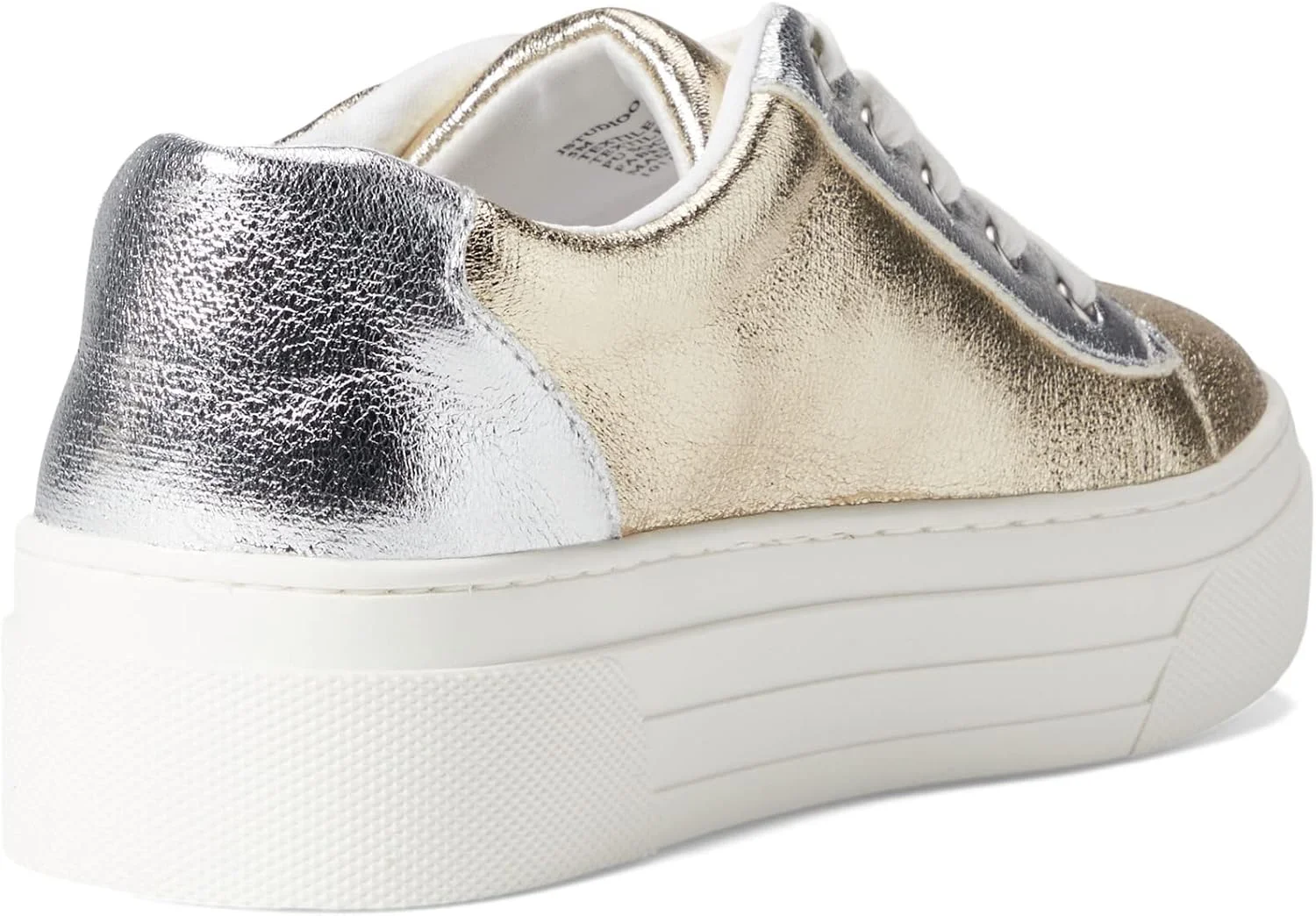 کفش دخترانه استیو مادن مدل Studio Sneaker، طلایی چند رنگ، سایز 5 کودک بزرگ کفش دخترانه استیو مادن مدل Studio Sneaker، طلایی چند رنگ، سایز 5 کودک بزرگ