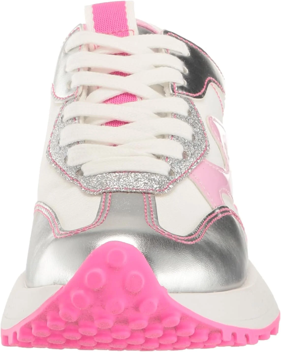 کفش کتانی دخترانه استیو مادن مدل Campo، صورتی چند رنگ، سایز 4 بچه بزرگ