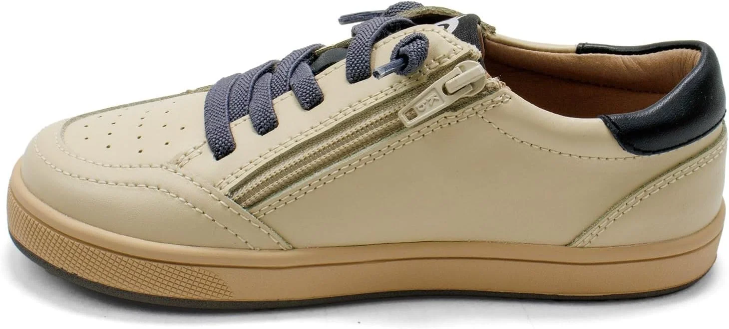 کفش کتانی پسرانه Old Soles مدل Platinum Runner، جیر کرم خاکستری، سایز 31 EU (13.5 US) M US کفش کتانی پسرانه Old Soles مدل Platinum Runner، جیر کرم خاکستری، سایز 31 EU (13.5 US) M US