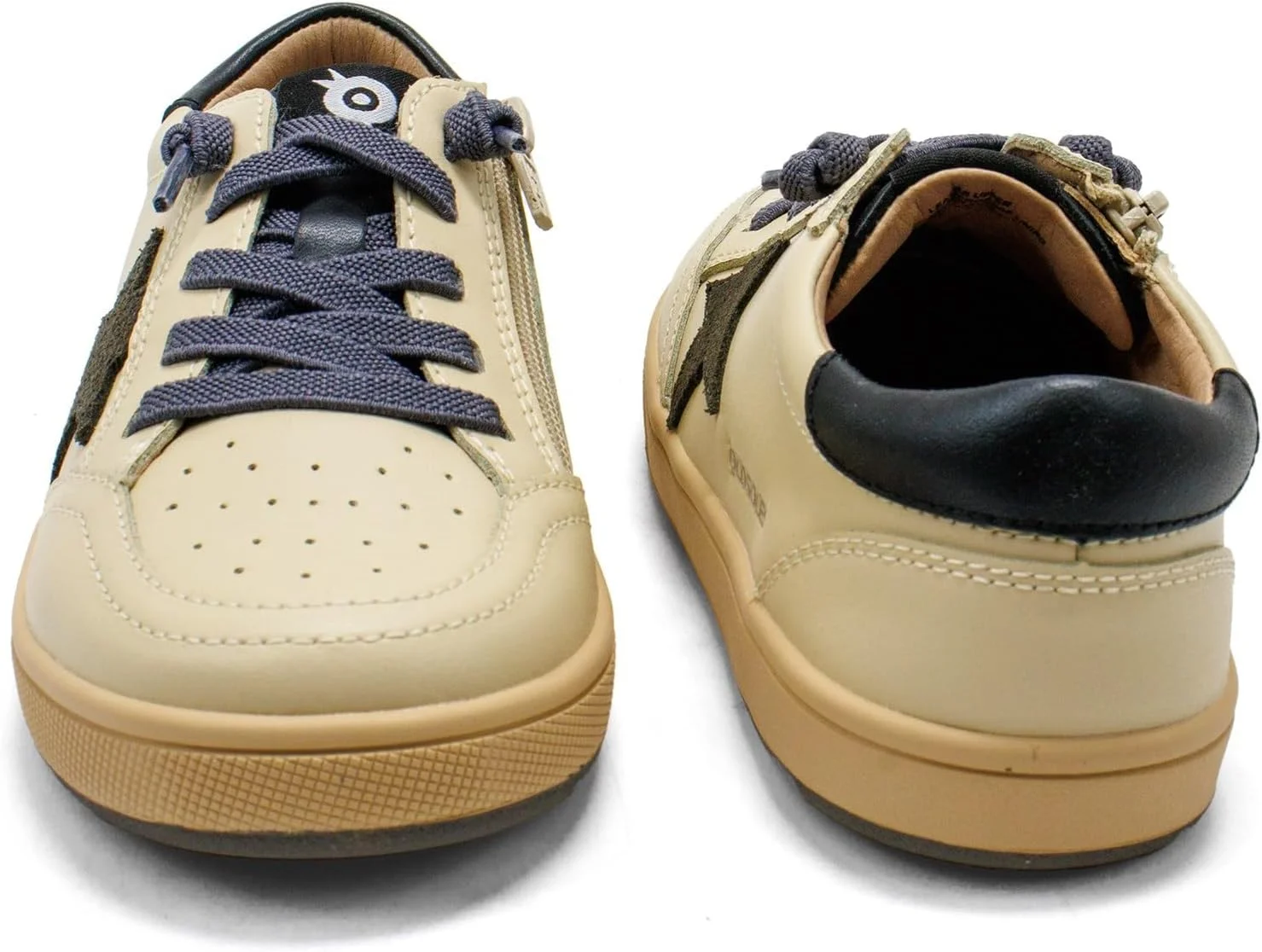 کفش کتانی پسرانه Old Soles مدل Platinum Runner، جیر کرم خاکستری، سایز 31 EU (13.5 US) M US کفش کتانی پسرانه Old Soles مدل Platinum Runner، جیر کرم خاکستری، سایز 31 EU (13.5 US) M US