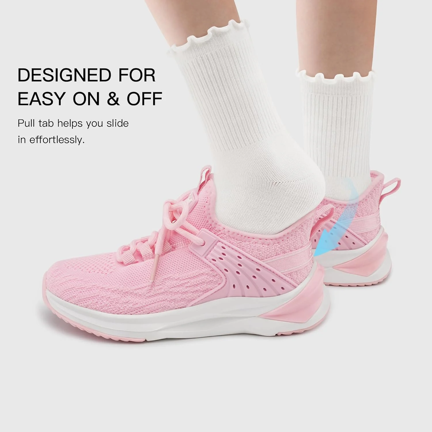 کفش ورزشی استله دخترانه پسرانه سبک وزن تنفسی کفش تنیس لغزنده کفش دویدن کفش پیاده روی تخت ورزشی برای کودکان کوچک/بزرگ