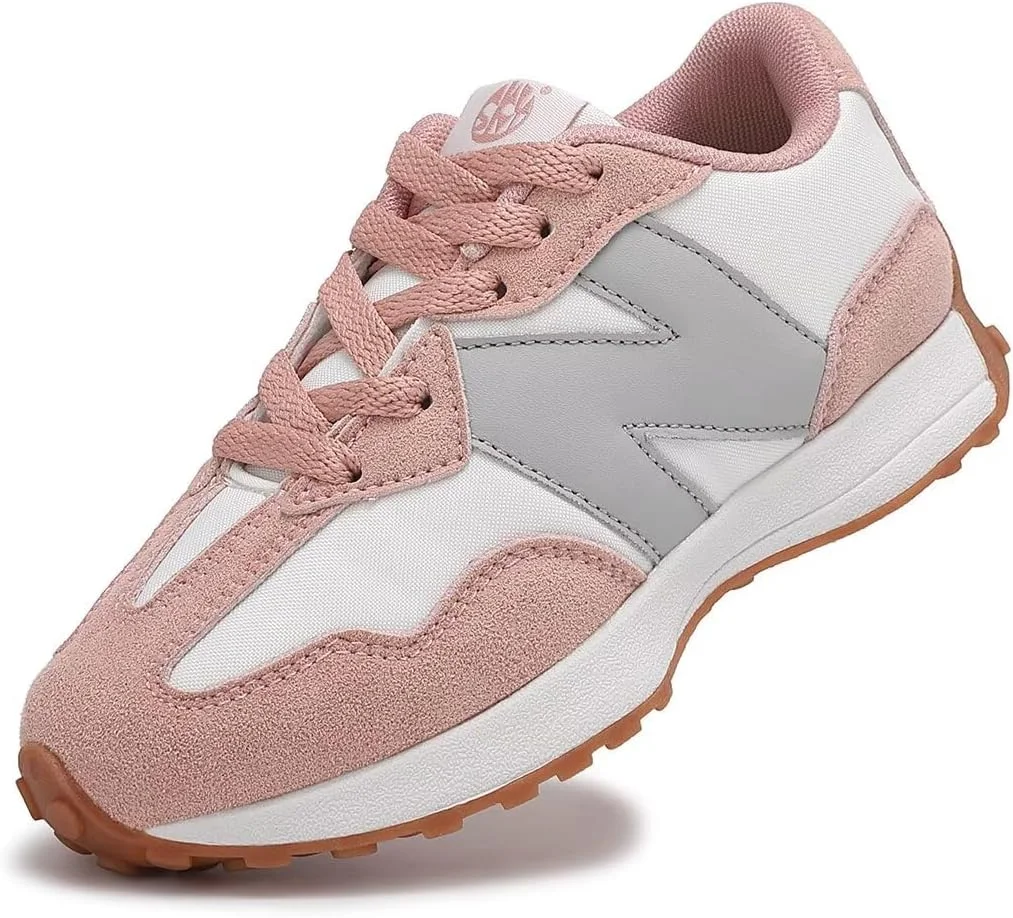 کفش‌های کتانی بچگانه سبک وزن با کفی مموری فوم، بند دار با استایل‌های مد روز - کفش‌های پلتفرم فشن ضد لغزش پسرانه و دخترانه