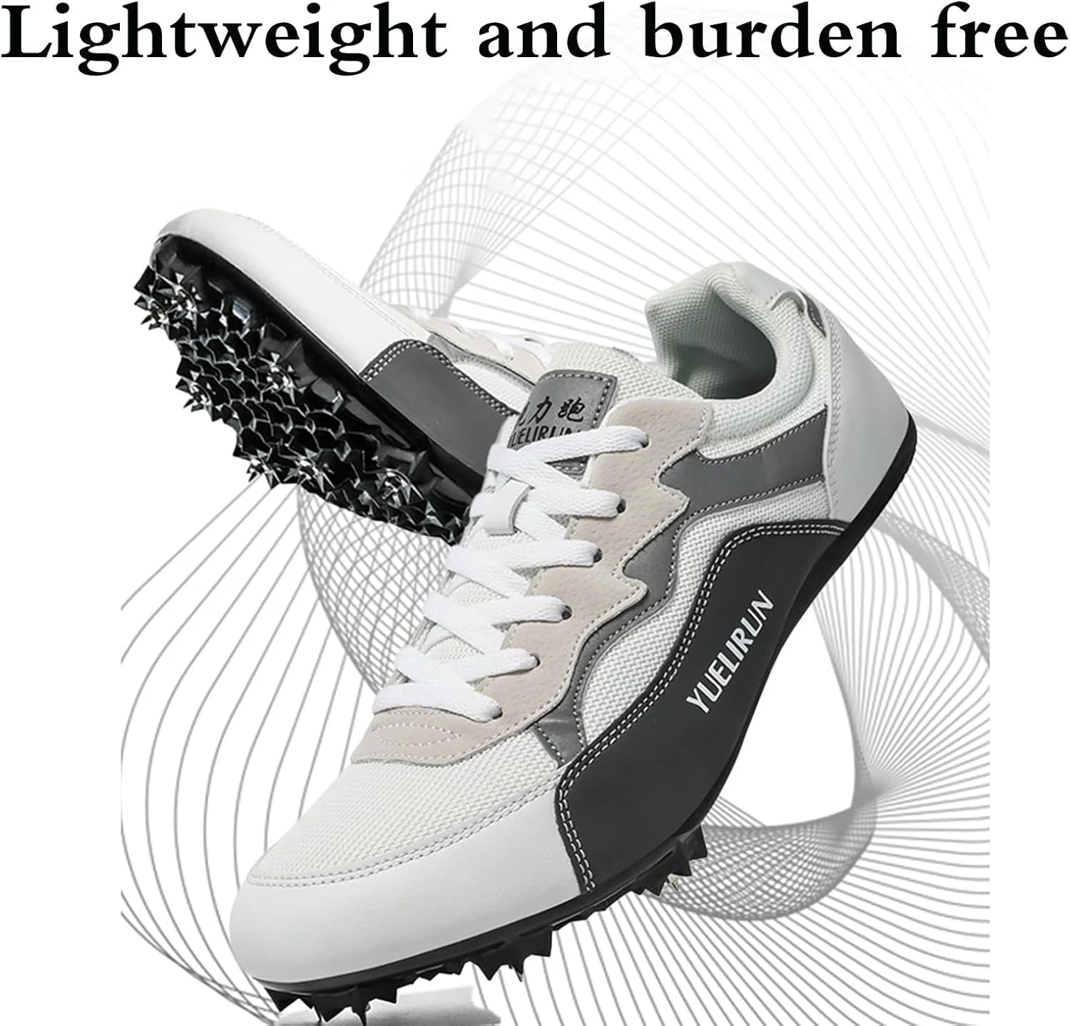 کفش های میخ دار جوانان، کفش های ورزشی ضد لغزش میخ دار جوانان، کفش های سرعت، تغییر شکل دادن آسان نیست، بدون محدودیت، مناسب برای سرعت، دویدن در مسافت متوسط، پرش ارتفاع، پرش طول