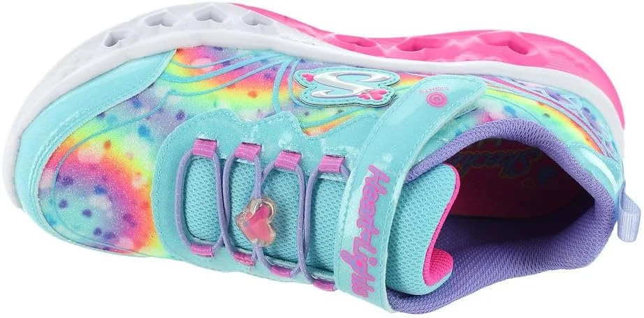 بوت پیاده روی دخترانه Skechers Flutter Heart Lights Groovy Swirl بوت پیاده روی دخترانه Skechers Flutter Heart Lights Groovy Swirl