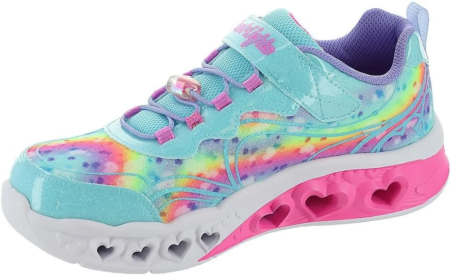بوت پیاده روی دخترانه Skechers Flutter Heart Lights Groovy Swirl بوت پیاده روی دخترانه Skechers Flutter Heart Lights Groovy Swirl