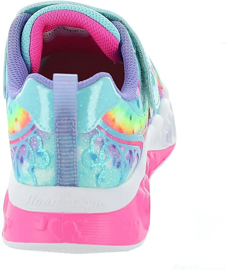 بوت پیاده روی دخترانه Skechers Flutter Heart Lights Groovy Swirl بوت پیاده روی دخترانه Skechers Flutter Heart Lights Groovy Swirl