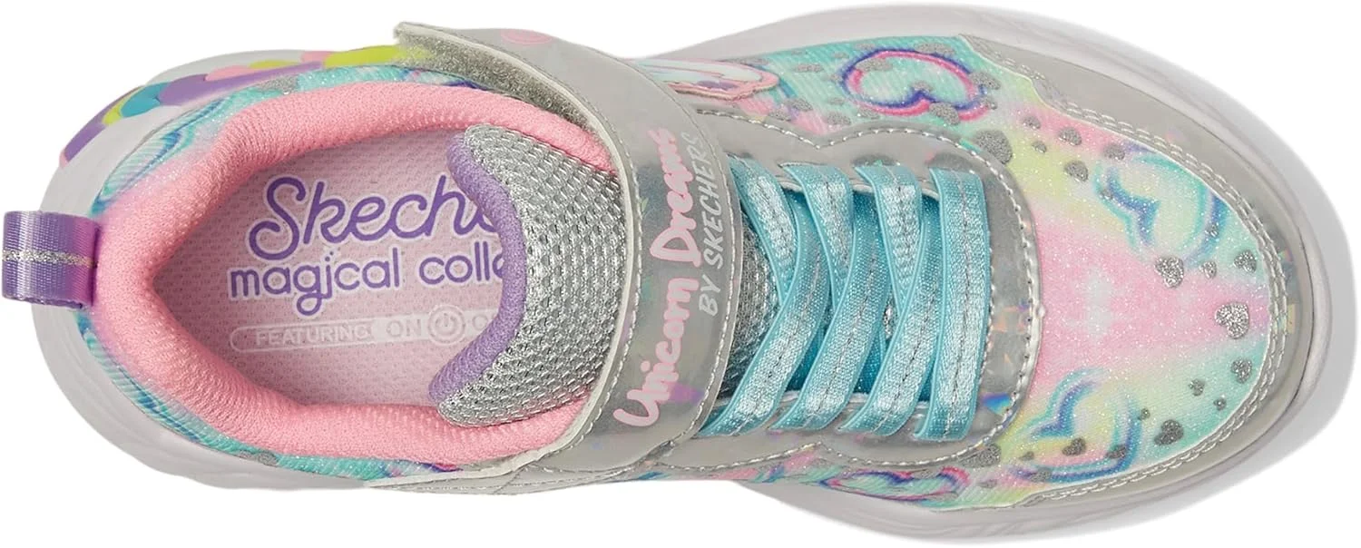 کفش دخترانه اسکیچرز مدل UNICORN DREAMS، کفش دخترانه، مشکی چند رنگ، سایز 32 اروپا