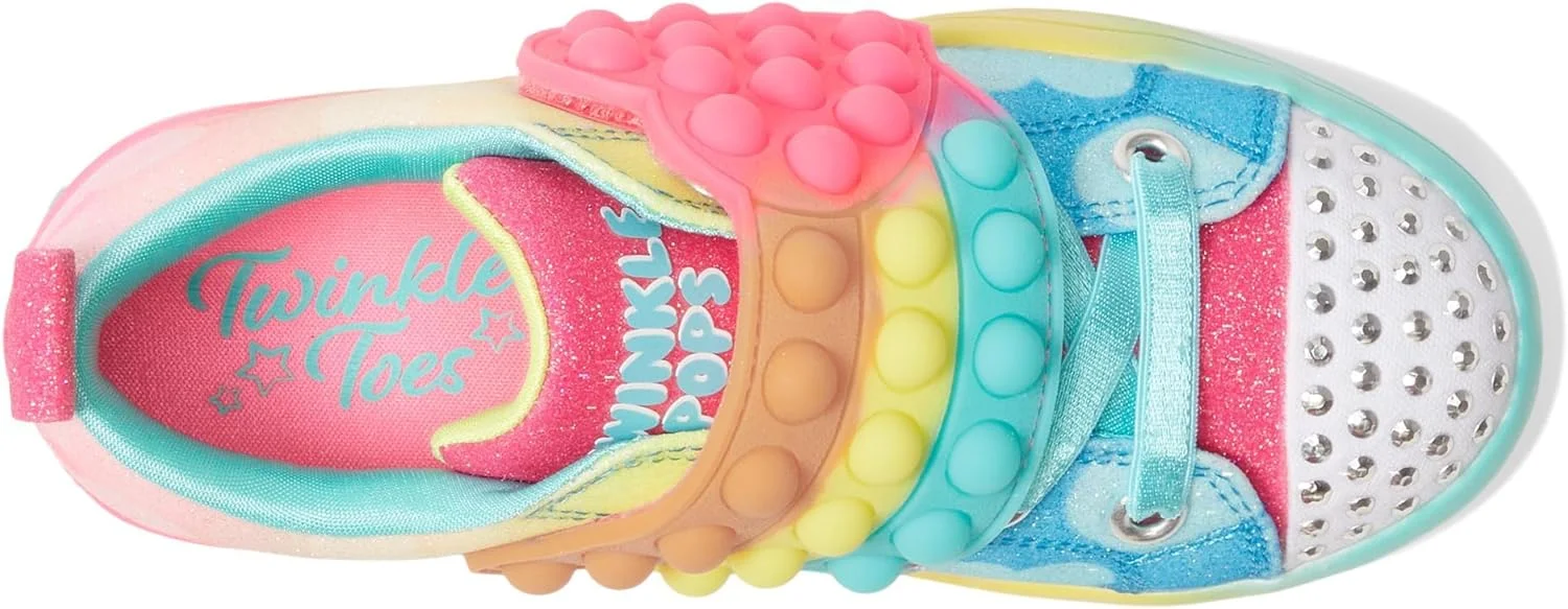 کفش اسنیکرز چراغ دار دخترانه Skechers Twinkle Toes TWI-Lites 2.0-Heart Pops کفش اسنیکرز چراغ دار دخترانه Skechers Twinkle Toes TWI-Lites 2.0-Heart Pops