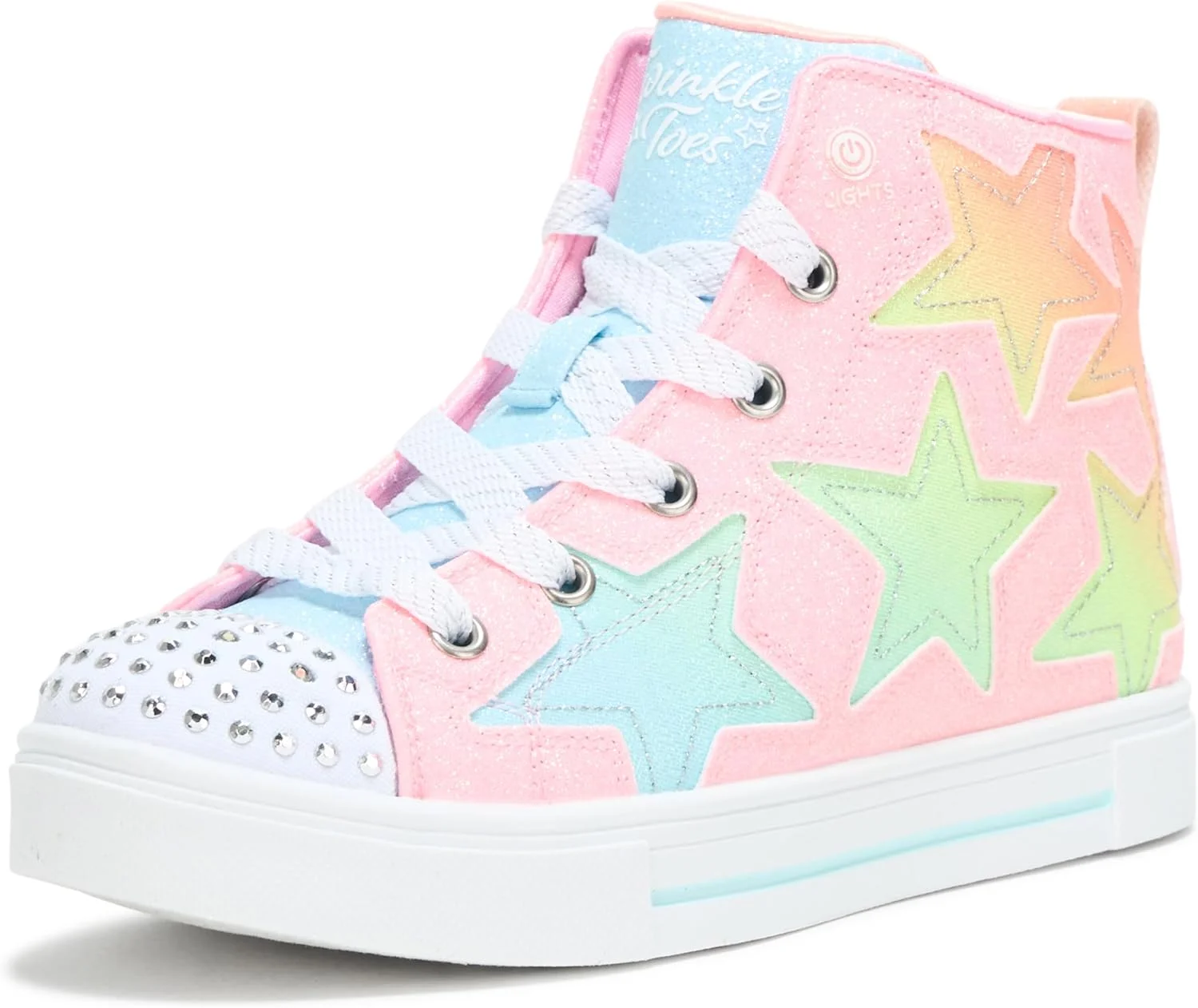 کفش کتانی دخترانه اسکیچرز مدل Twinkle Sparks-Stellar Star