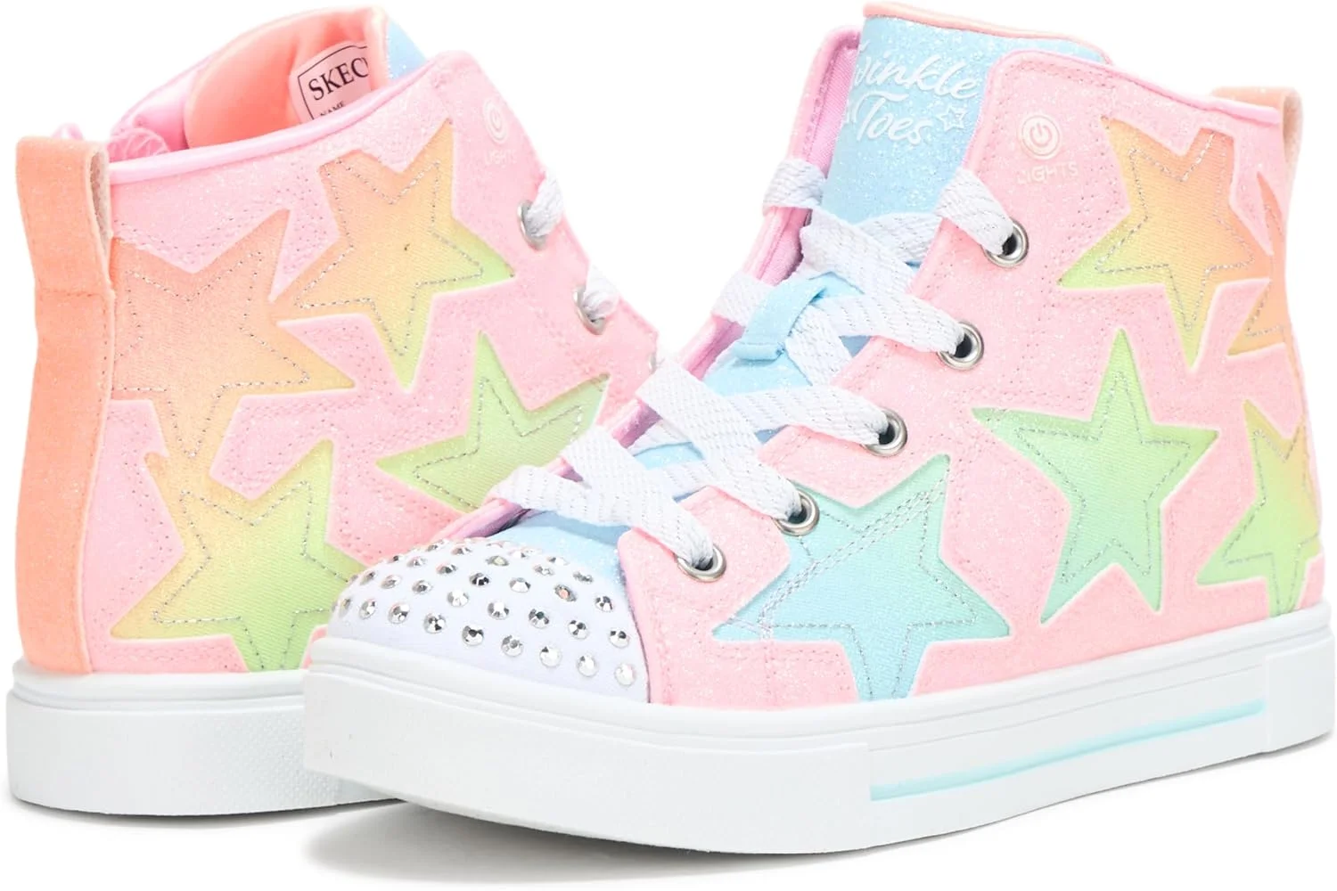کفش کتانی دخترانه اسکیچرز مدل Twinkle Sparks-Stellar Star کفش کتانی دخترانه اسکیچرز مدل Twinkle Sparks-Stellar Star