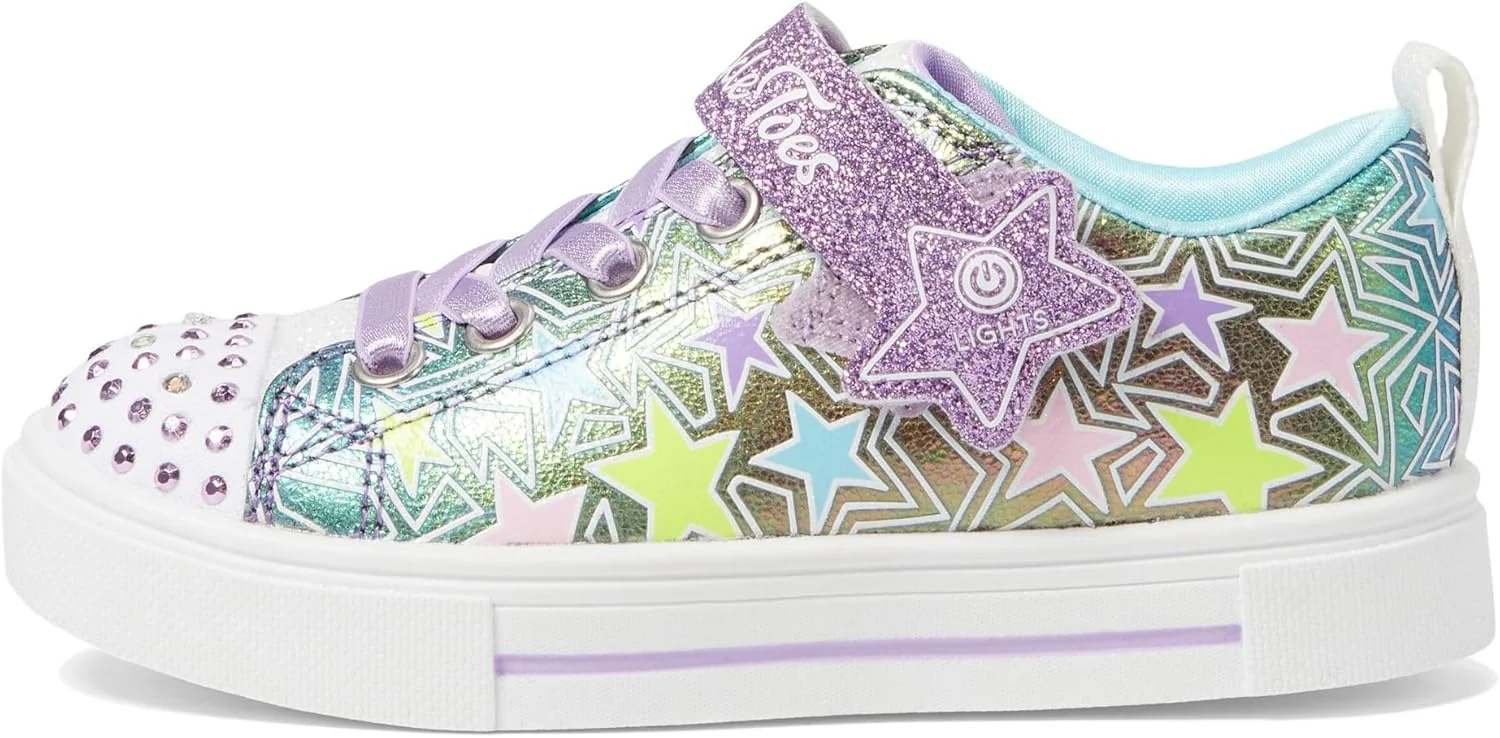 کفش اسنیکرز بچگانه Skechers مدل Twinkle Sparks-Shimmer Star کفش اسنیکرز بچگانه Skechers مدل Twinkle Sparks-Shimmer Star