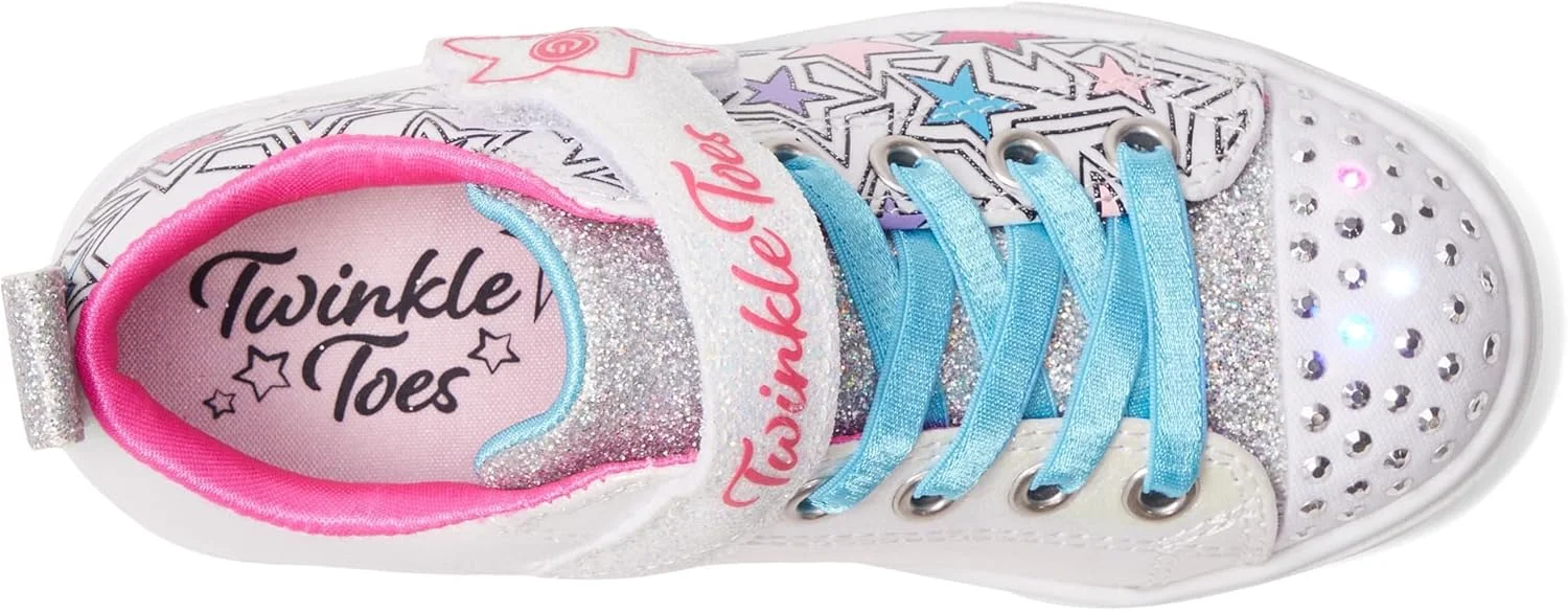 کفش دخترانه اسکیچرز مدل Twinkle Sparks-Shimmer Star، سفید/چند رنگ، سایز 3 کودکانه کفش دخترانه اسکیچرز مدل Twinkle Sparks-Shimmer Star، سفید/چند رنگ، سایز 3 کودکانه
