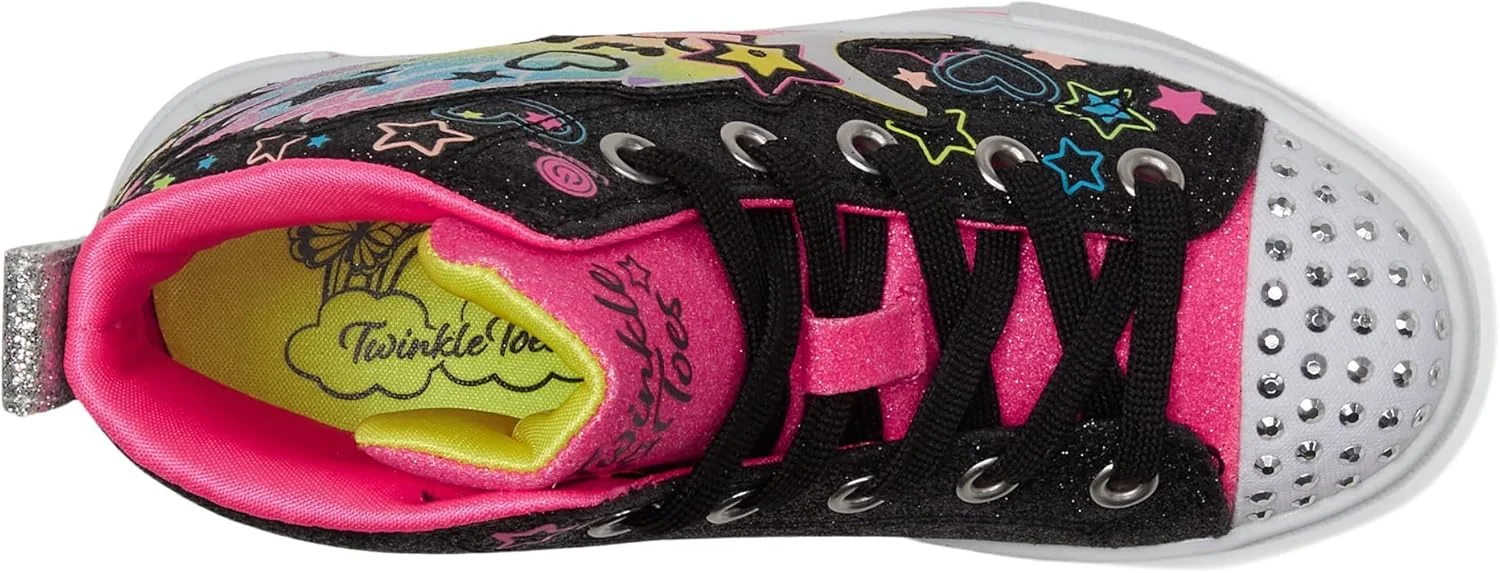 کفش اسنیکرز چراغ دار دخترانه و پسرانه Skechers Twinkle Sparks-Galaxy Glitz کفش اسنیکرز چراغ دار دخترانه و پسرانه Skechers Twinkle Sparks-Galaxy Glitz