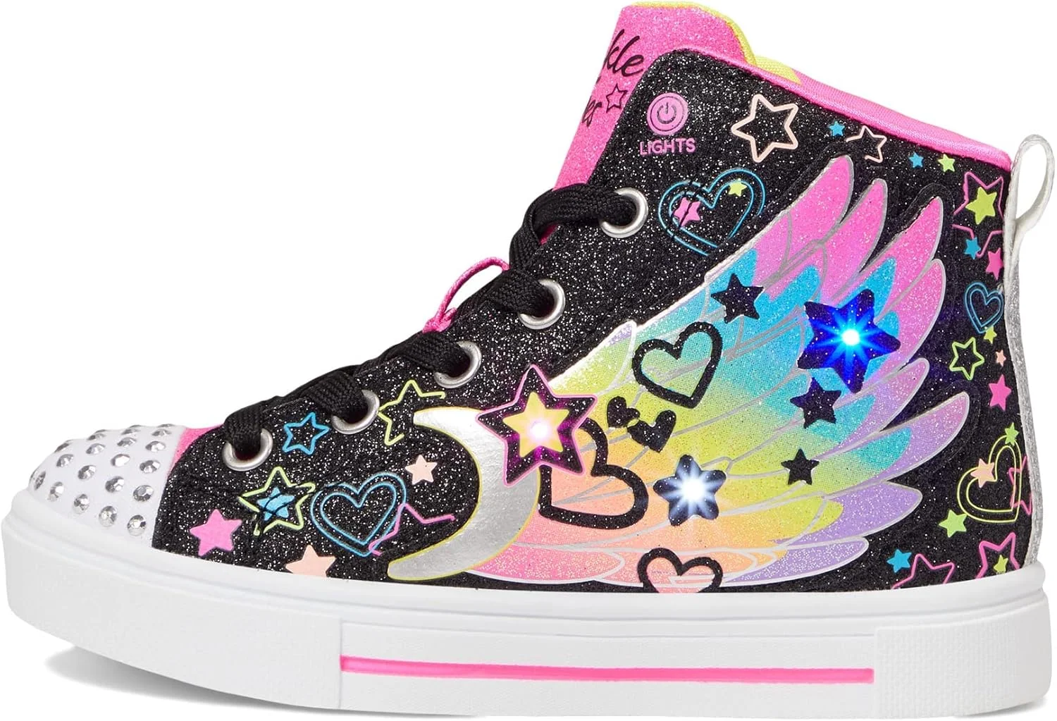 کفش اسنیکرز چراغ دار دخترانه و پسرانه Skechers Twinkle Sparks-Galaxy Glitz کفش اسنیکرز چراغ دار دخترانه و پسرانه Skechers Twinkle Sparks-Galaxy Glitz