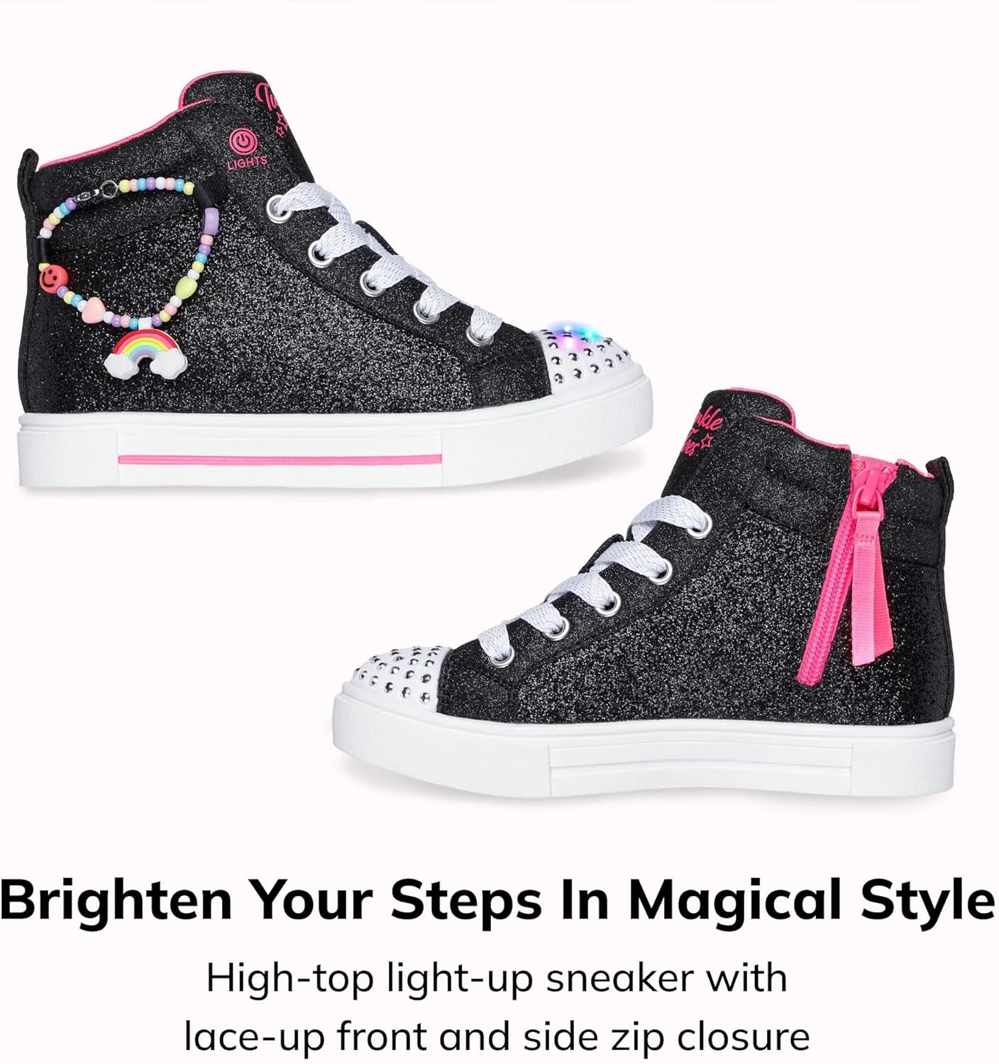 کفش دخترانه اسکیچرز Twinkle Sparks - Charm Bestie کفش دخترانه اسکیچرز Twinkle Sparks - Charm Bestie