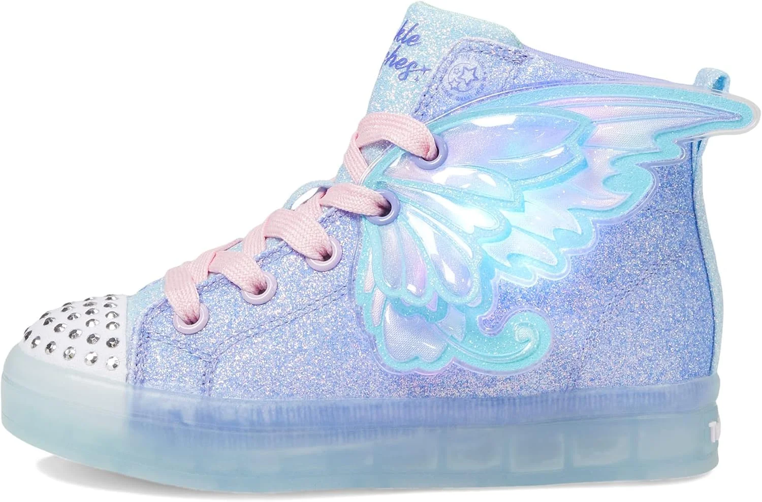کفش اسکیچرز چراغ دار унисекс بچگانه مدل Toes TWI-Lites 2.0-Twinkle Wishe