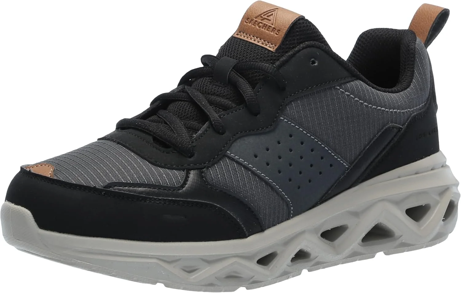 کفش ورزشی پسرانه اسکیچرز مدل Skx-1121، مشکی/ذغالی، سایز 5