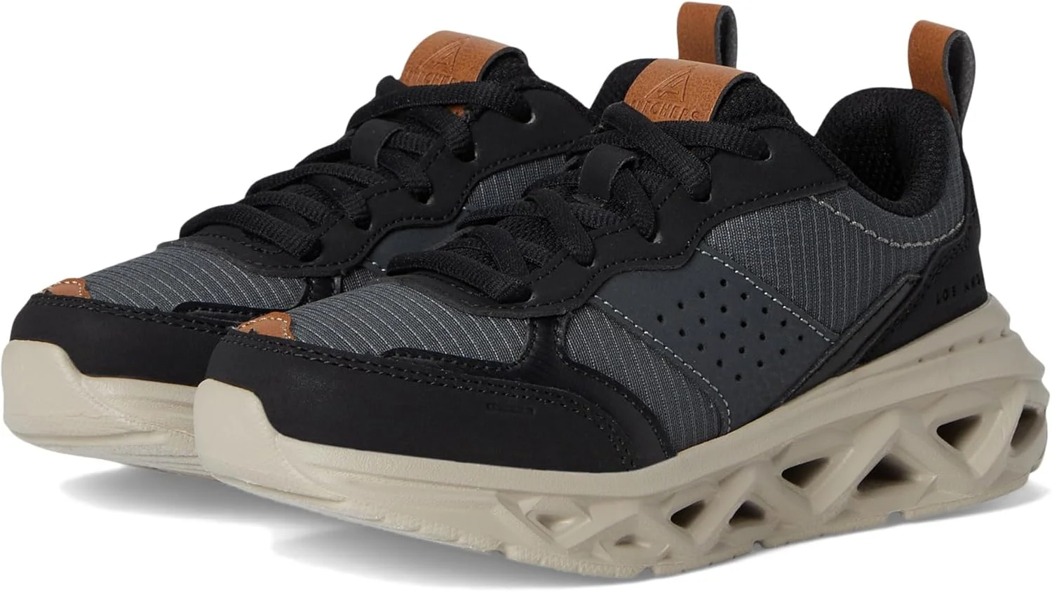 کفش ورزشی پسرانه اسکیچرز مدل Skx-1121، مشکی/ذغالی، سایز 5