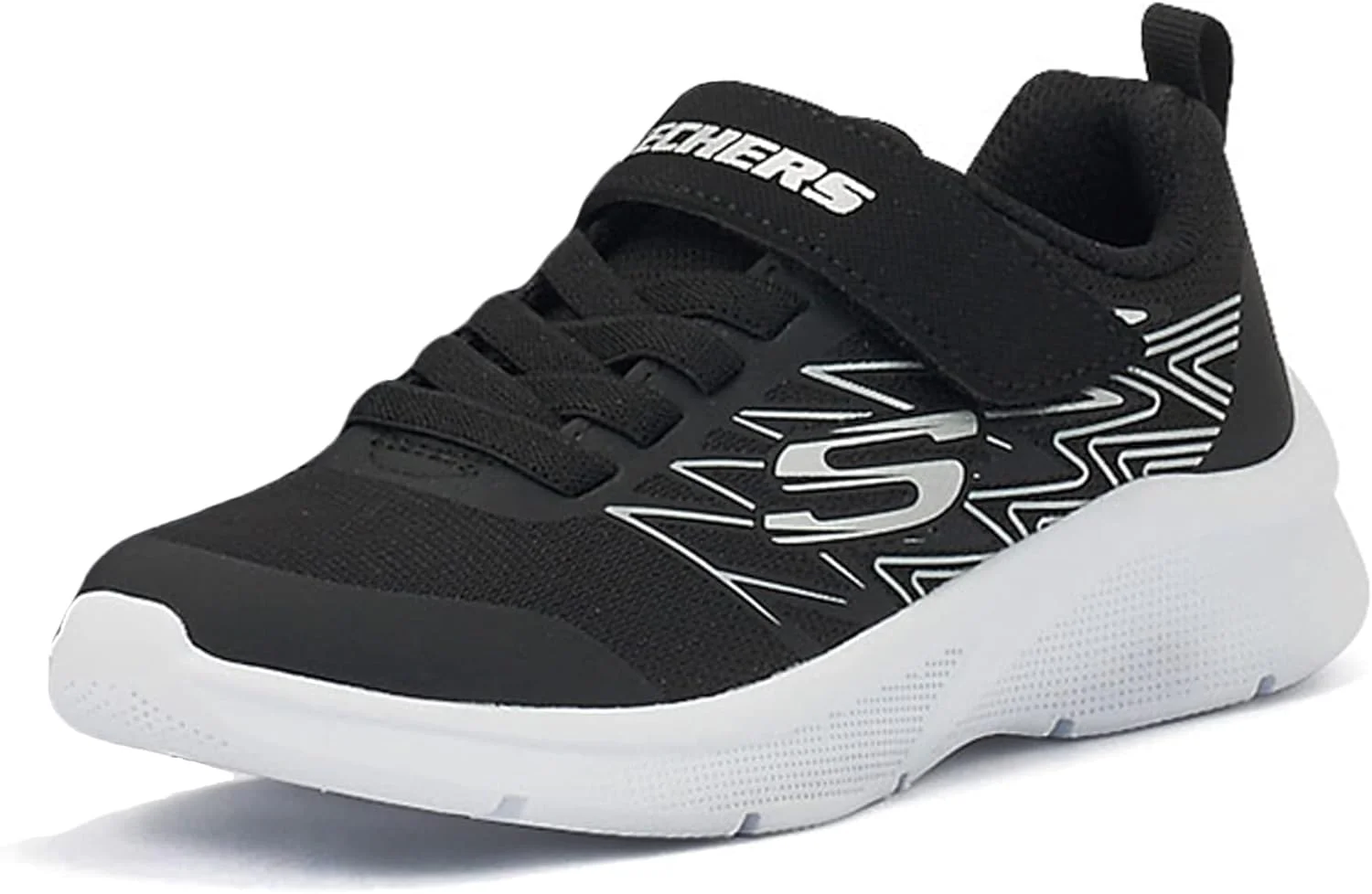 کفش کتانی ساق بلند پسرانه Skechers Microspec Texlor