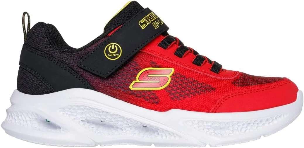 کفش ورزشی پسرانه اسکیچرز مدل Skechers Meteor-lights-krendo