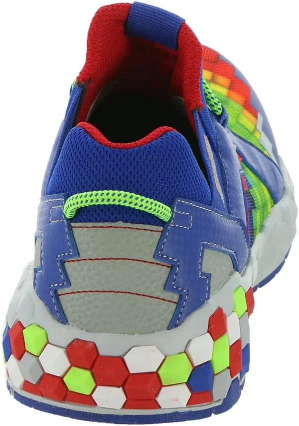 کفش کتانی پسرانه Skechers Kids MEGA-Craft 2.0، آبی/چند رنگ، سایز 3 کودک کوچک