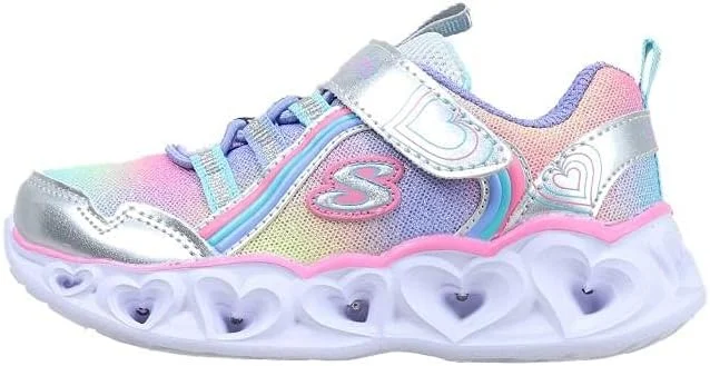 کفش دخترانه اسکیچرز مدل Heart Lights Rainbow Lux