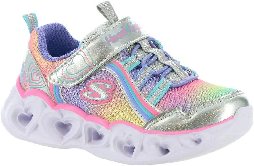 کفش دخترانه اسکیچرز مدل Heart Lights Rainbow Lux