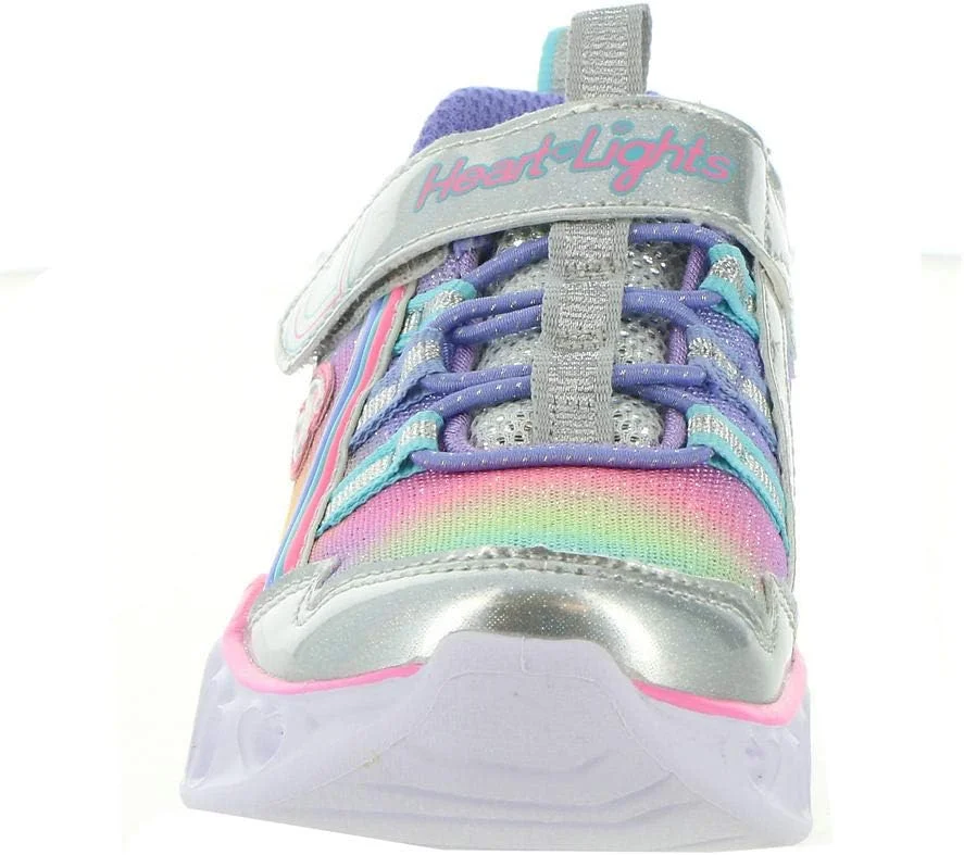 کفش دخترانه اسکیچرز مدل Heart Lights Rainbow Lux