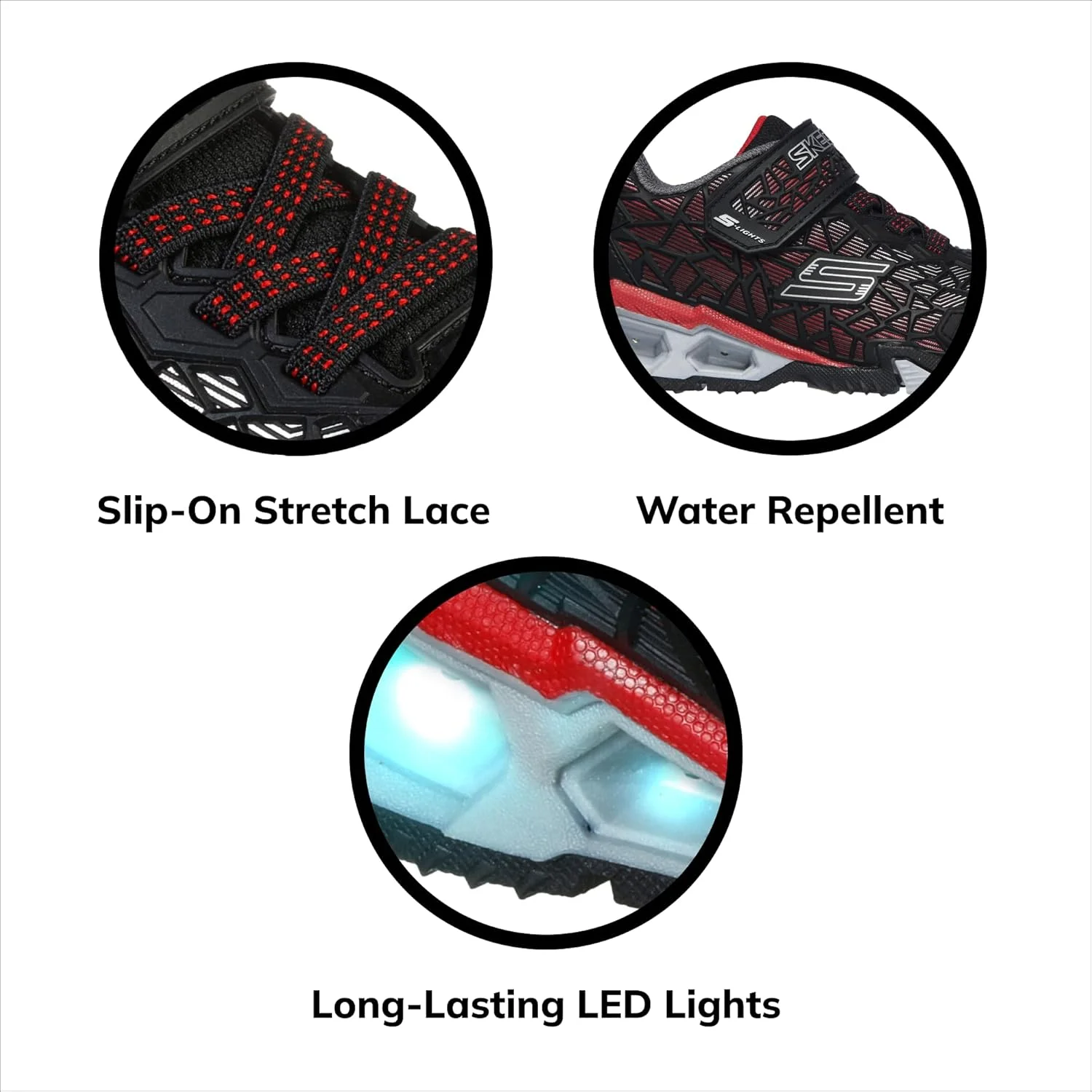 کفش ورزشی چراغ دار پسرانه Skechers Sport کفش ورزشی چراغ دار پسرانه Skechers Sport