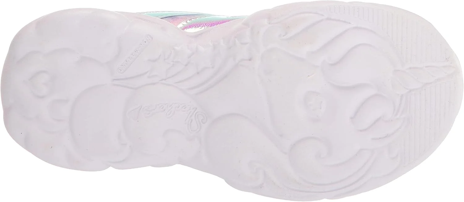 کفش دخترانه اسکیچرز مدل Unicorn Storm - کفش کتانی رویایی جادویی، رنگ پریوینکل/چند رنگ، سایز 11.5 بچه کوچک