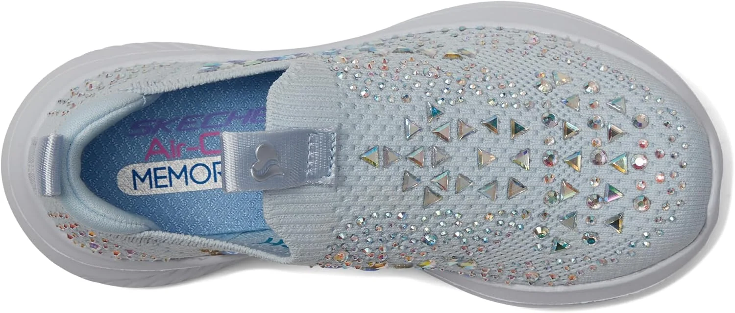 کفش ورزشی دخترانه Skechers Kids Ultra Flex 3.0، آبی روشن، سایز 3 کودک کوچک