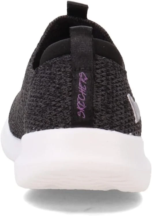 کفش ورزشی دخترانه Skechers Kids Ultra Flex، مشکی/سفید، سایز 5.5