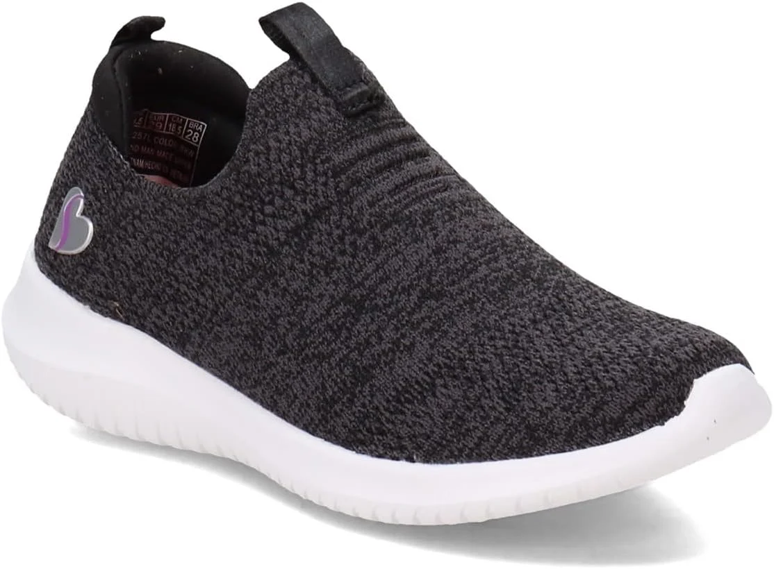 کفش ورزشی دخترانه Skechers Kids Ultra Flex، مشکی/سفید، سایز 5.5 بزرگسال