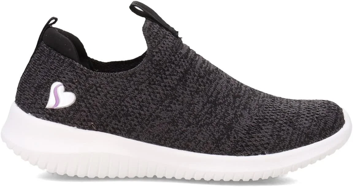 کفش ورزشی دخترانه Skechers Kids Ultra Flex، مشکی/سفید، سایز 5.5 بزرگسال