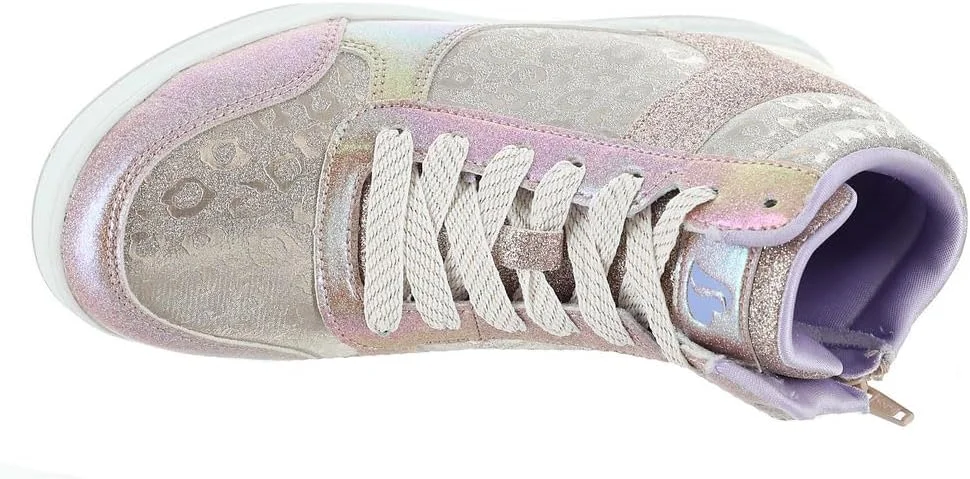 کفش کتانی دخترانه Skechers Street Standouts 2.0-Leopard Shine