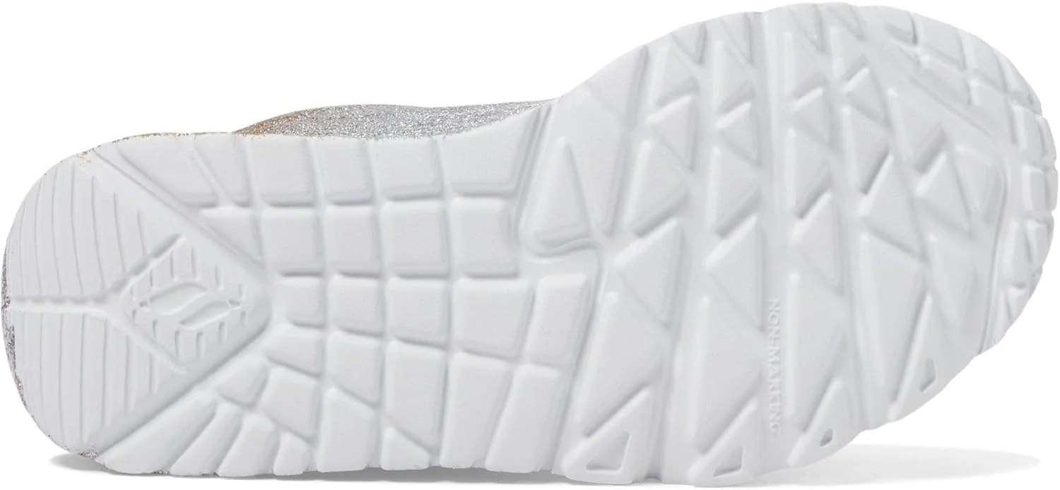 کفش ورزشی دخترانه اسکیچرز مدل Uno Lite، سفید/چند رنگ، سایز 3 کودک