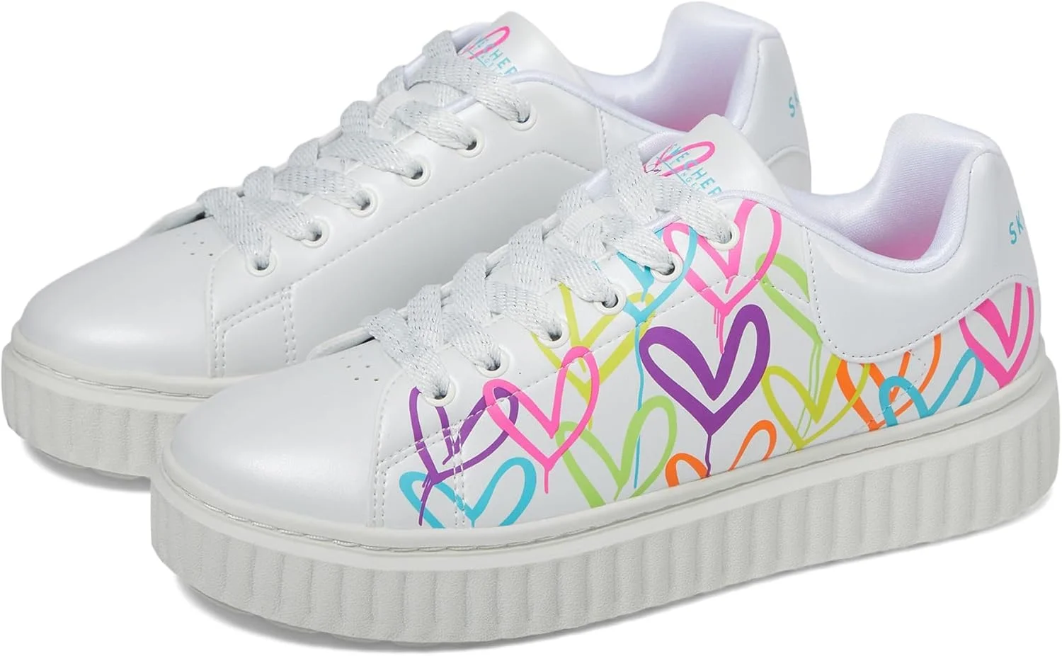 کفش کتانی دخترانه اسکیچرز مدل Hi Ridge