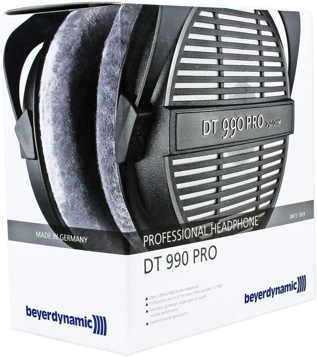 هدفون مانیتورینگ استودیویی پشت باز بیرداینامیک DT-990-PRO-250 به همراه آمپلی فایر هدفون شخصی RockvilIe HeadRock هدفون مانیتورینگ استودیویی پشت باز بیرداینامیک DT-990-PRO-250 به همراه آمپلی فایر هدفون شخصی RockvilIe HeadRock