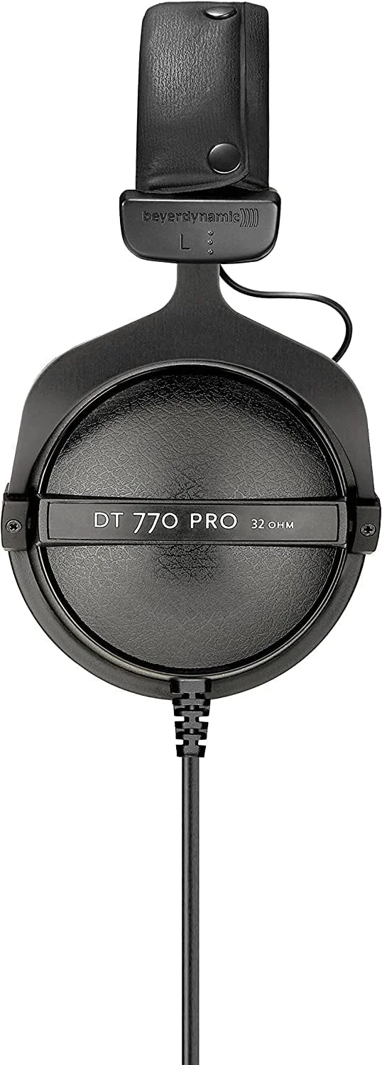 هدفون استودیویی پشت بسته بیرداینامیک DT 770 Pro 32 اهم به همراه کیف بند دار نرم، اسپلیتر هدفون، کابل افزایش طول 1.5 متری و پارچه تمیز کننده 6AVE هدفون استودیویی پشت بسته بیرداینامیک DT 770 Pro 32 اهم به همراه کیف بند دار نرم، اسپلیتر هدفون، کابل افزایش طول 1.5 متری و پارچه تمیز کننده 6AVE