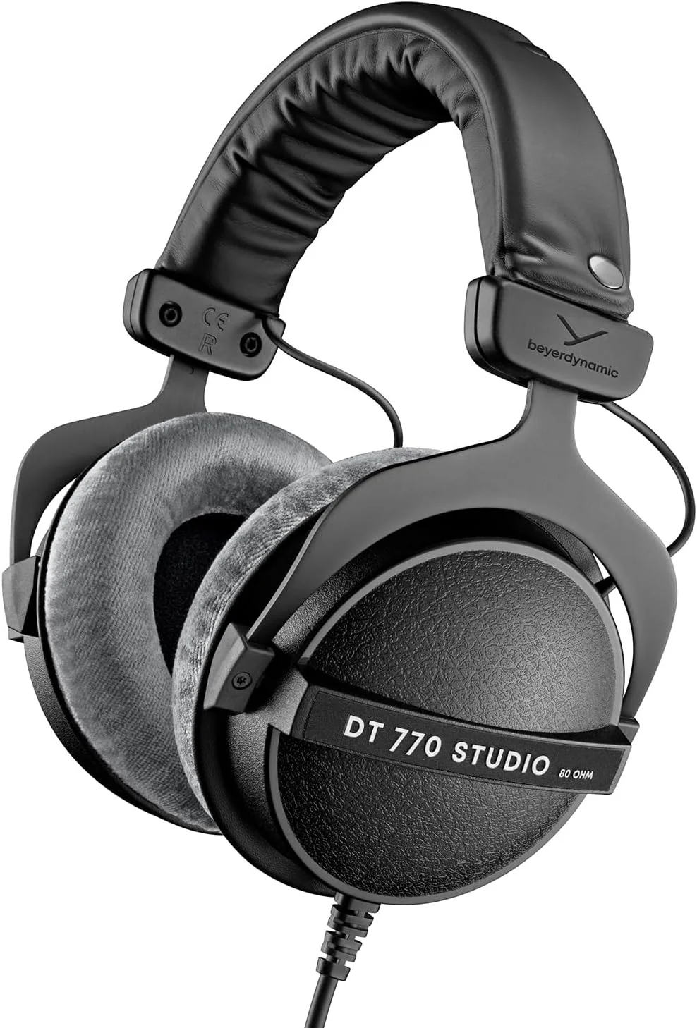 هدفون استودیویی بیرداینامیک DT 770 Pro - دور گوشی، پشت بسته، طراحی حرفه ای برای ضبط و مانیتورینگ (80 اهم، خاکستری)