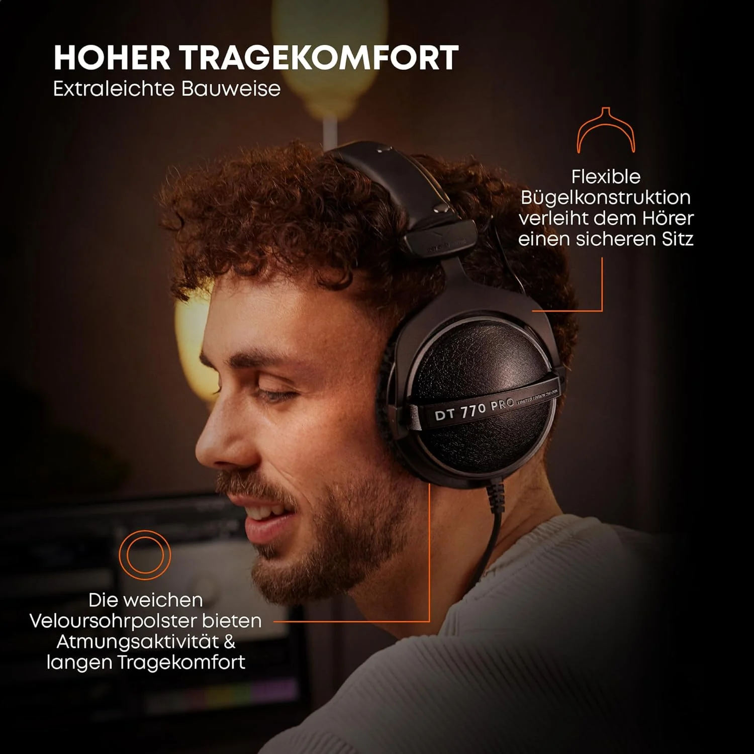 هدفون استودیویی دور گوشی بیرداینامیک DT 770 PRO 80 اهم - خاکستری، سیمی هدفون استودیویی دور گوشی بیرداینامیک DT 770 PRO 80 اهم - خاکستری، سیمی