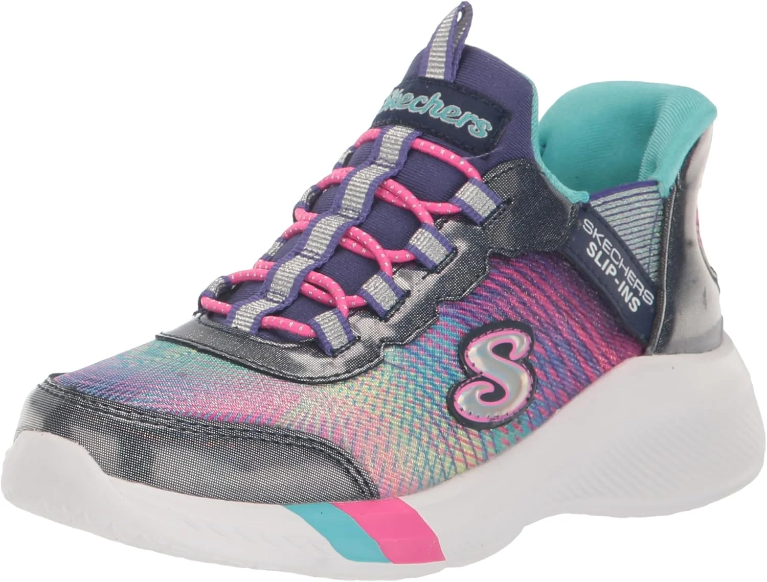 کفش کتانی بچگانه اسکیچرز مدل Dreamy Lites-Colorful Prism