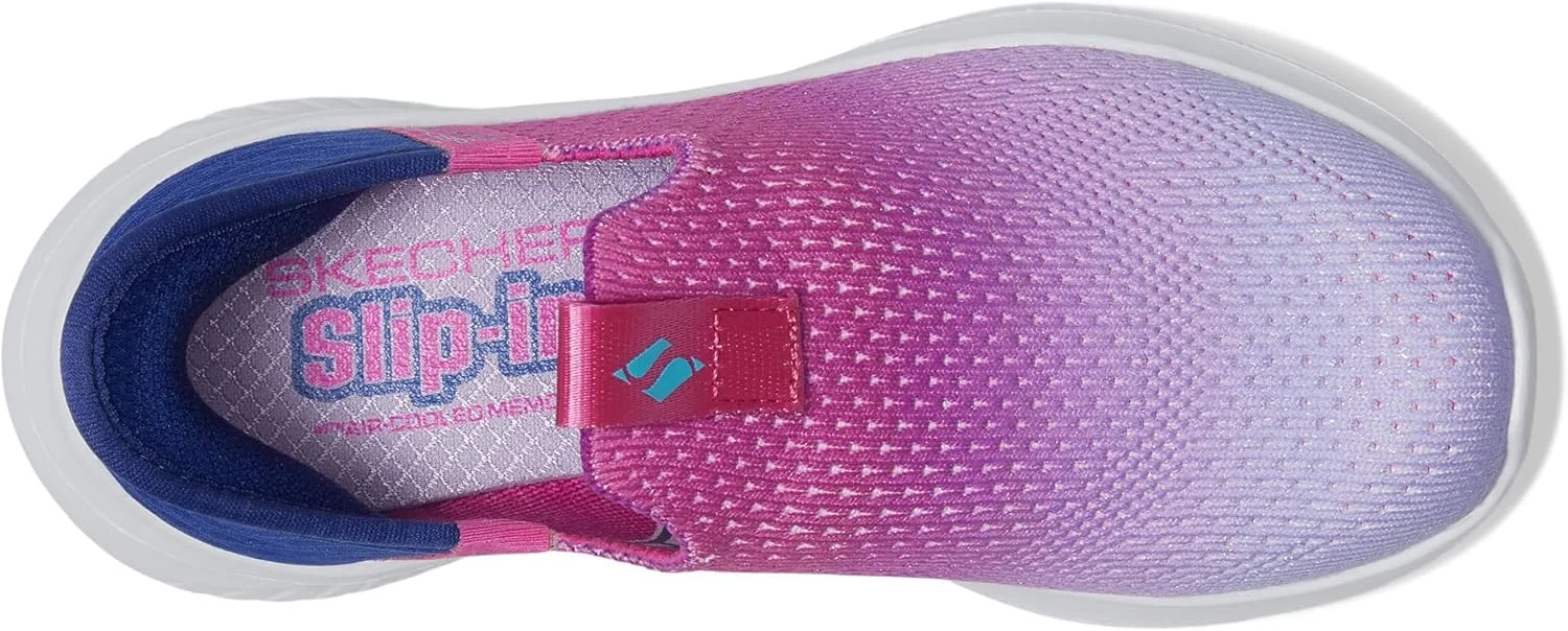 کفش ورزشی دخترانه Skechers Ultra Flex 3.0-Color Boost، سرمه ای/بنفش، سایز 2.5 کودکانه