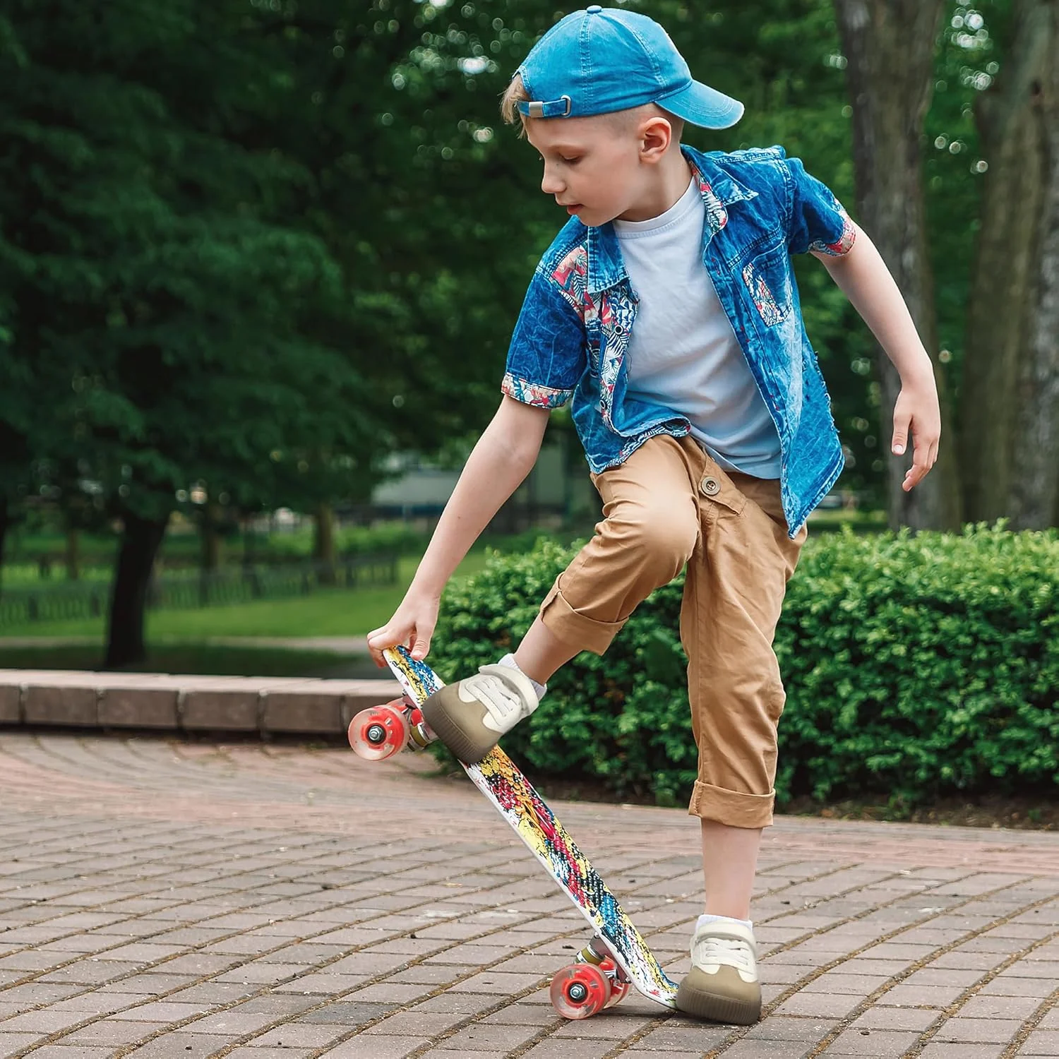 کفش‌های کتانی پسرانه Shoeslocker مناسب کودکان نوپا/کودکان کوچک