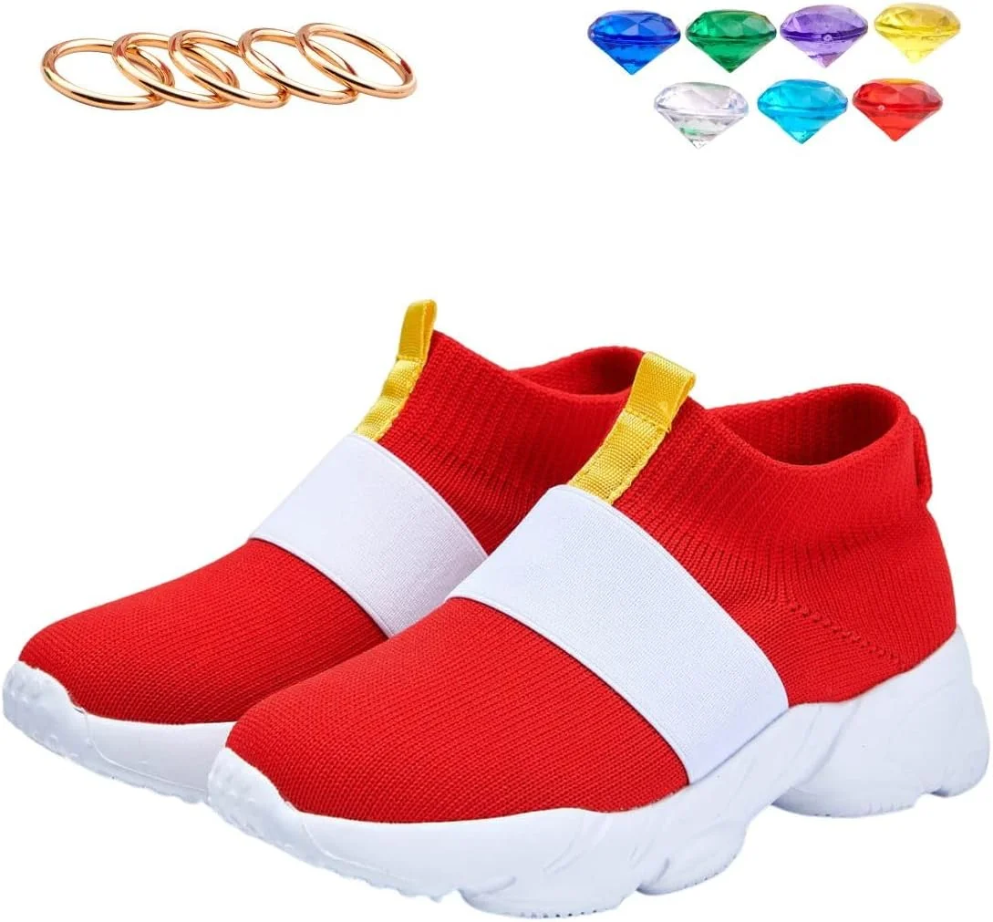 کفش بچگانه پسرانه دخترانه قرمز، کفش های کتانی سریع، کفش تولد، کفش های پیاده روی مد روز