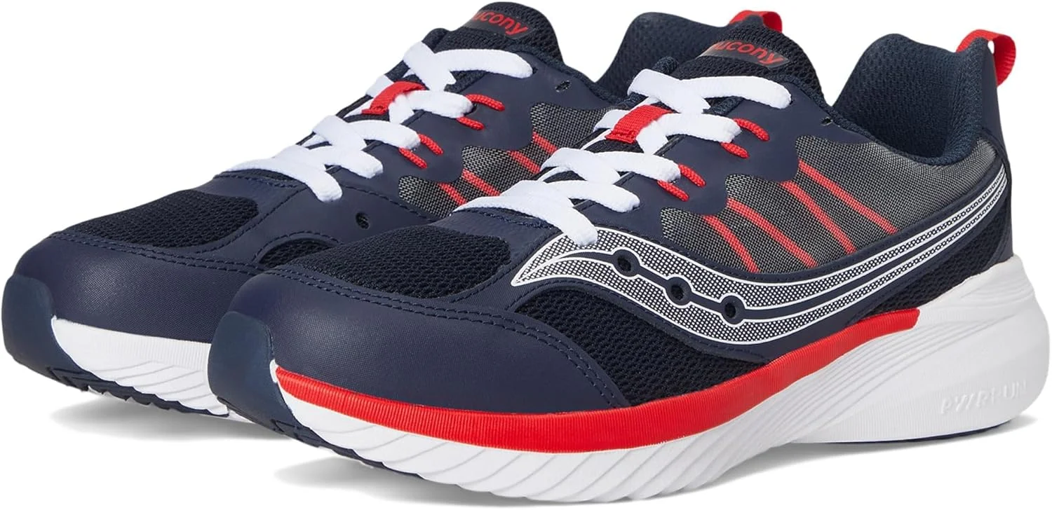کفش ورزشی بچگانه ساکونی مدل Endorphin Kdz 2 0، سرمه ای/قرمز، سایز 6 پهن