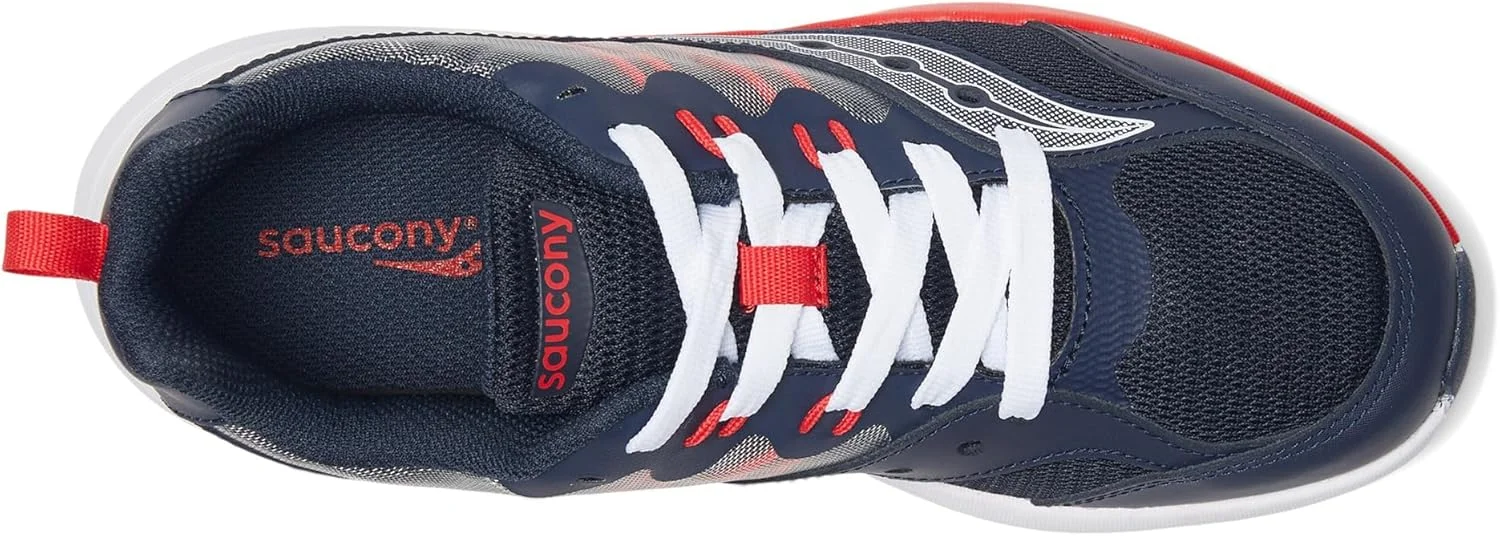 کفش ورزشی بچگانه ساکونی مدل Endorphin Kdz 2 0، سرمه ای/قرمز، سایز 6 پهن