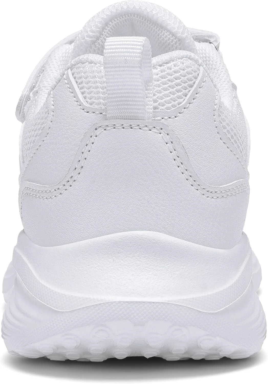 کفش تنیس پسرانه Santiro، کفش کتانی دخترانه، کفش دویدن تنفسی بچه گانه، سفید، سایز 4 بچه بزرگ