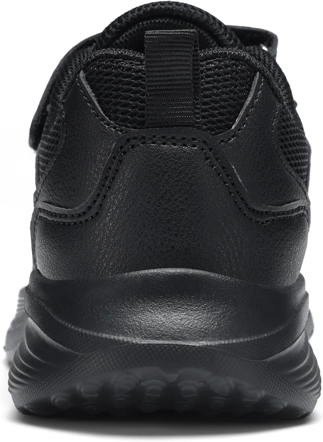 کفش تنیس پسرانه Santiro، کفش ورزشی دخترانه، کفش دویدن تنفسی بچگانه، مشکی یکدست، سایز 4 بچه بزرگ