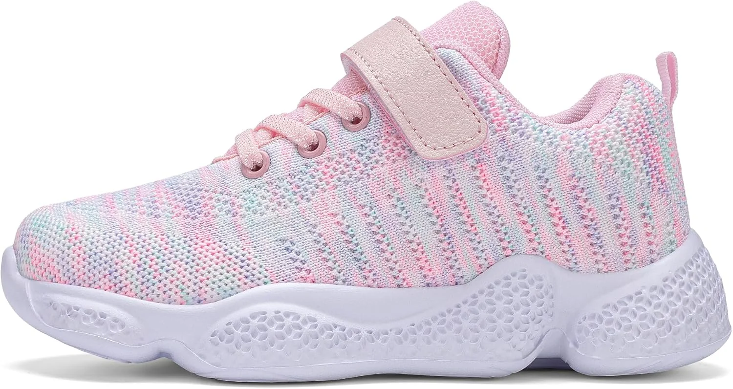 کفش ورزشی پسرانه Santiro، کفش تنیس و دویدن دخترانه، صورتی 1، سایز بزرگ 4